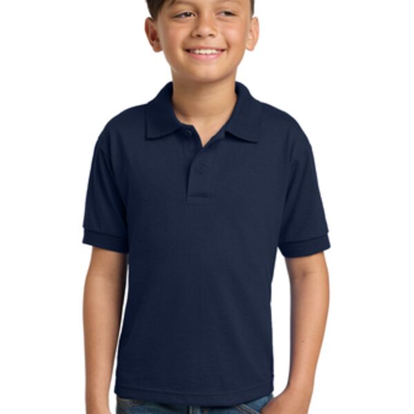Unisex DryBlend® Youth Jersey Polo Thumbnail