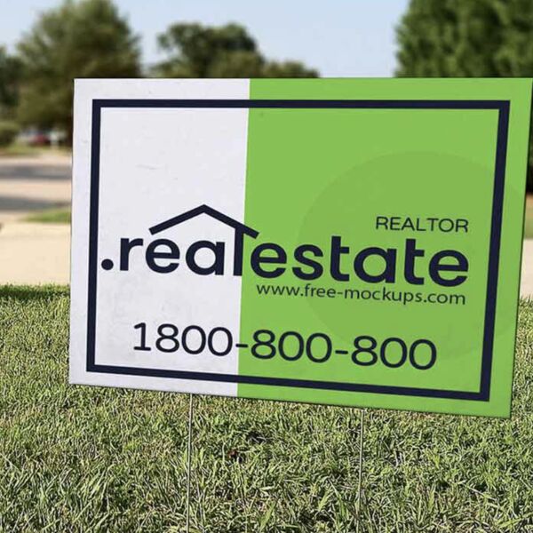 Full Color Print Yard Sign  (10 yard sign) Thumbnail