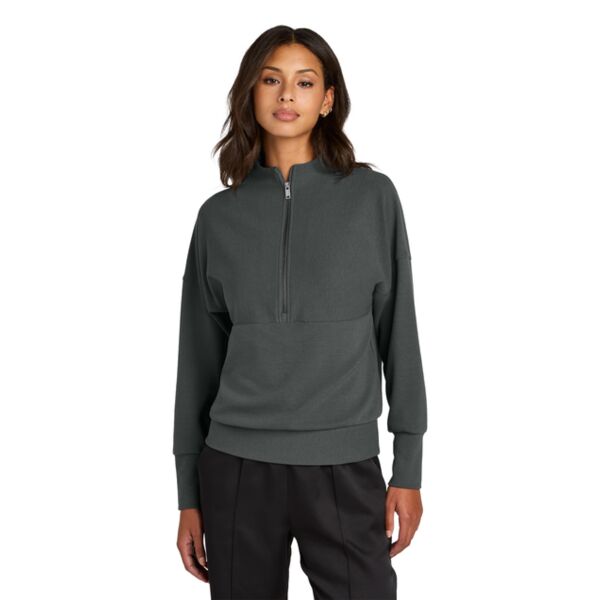 MM3041New Mercer+Mettle® Women’s Linear Texture 1/4-Zip Thumbnail