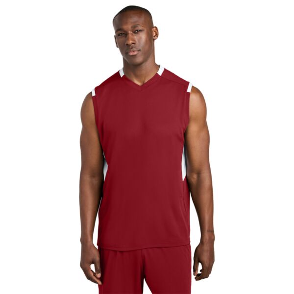 ST441 Sport-Tek® Club Sleeveless V-Neck Thumbnail